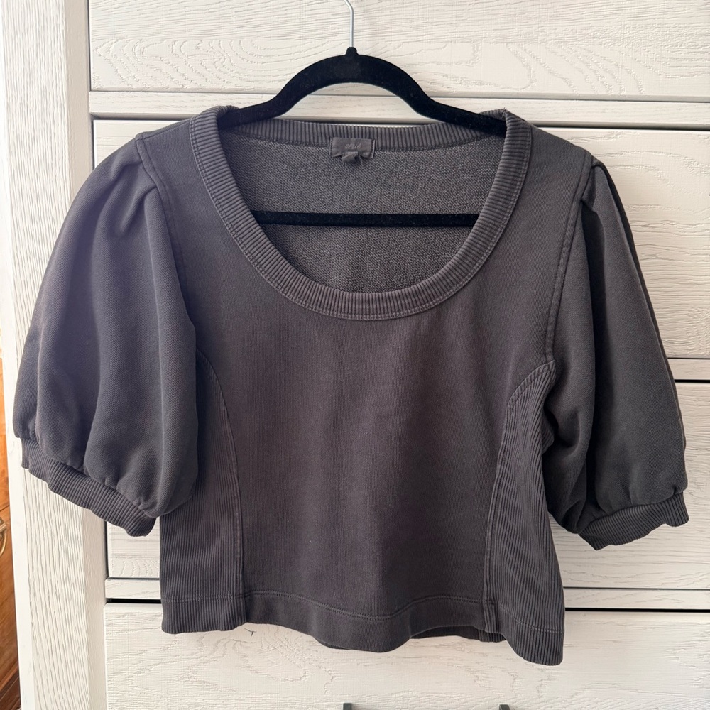 Never Worn aerie Short Sleeve Lightweight Sweatshirt M